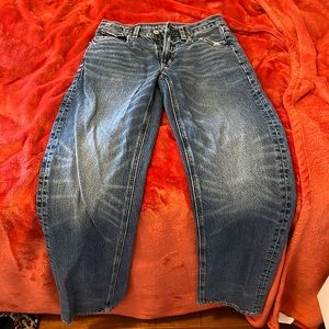 low rise baggy ae jeans